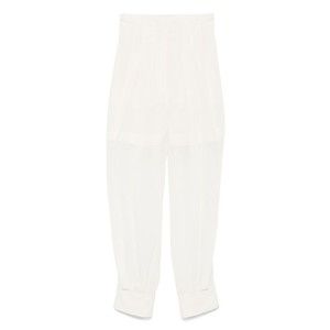 Philosophy Di Lorenzo Serafini Tailored White Trousers With Rolled Cuffs - NWT